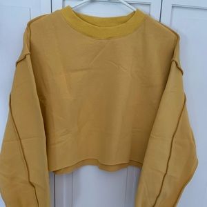 Women’s Cropped Crewneck Pullover